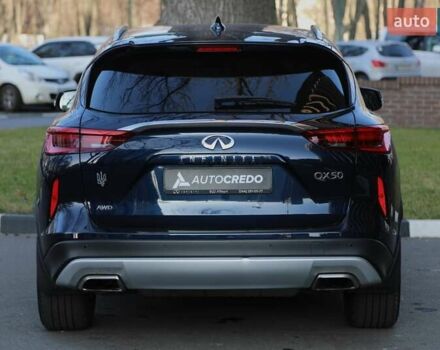 Синий Инфинити QX50, объемом двигателя 1.99 л и пробегом 43 тыс. км за 26000 $, фото 4 на Automoto.ua