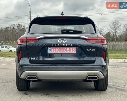 Синий Инфинити QX50, объемом двигателя 2 л и пробегом 65 тыс. км за 21000 $, фото 5 на Automoto.ua