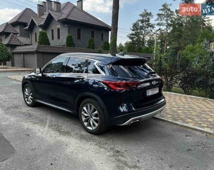 Синий Инфинити QX50, объемом двигателя 2 л и пробегом 70 тыс. км за 28500 $, фото 2 на Automoto.ua
