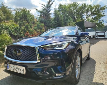 Синий Инфинити QX50, объемом двигателя 2 л и пробегом 77 тыс. км за 25900 $, фото 2 на Automoto.ua