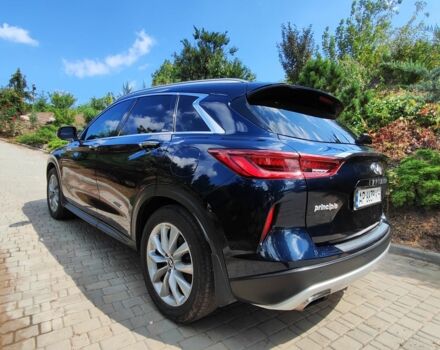 Синий Инфинити QX50, объемом двигателя 2 л и пробегом 77 тыс. км за 25900 $, фото 4 на Automoto.ua