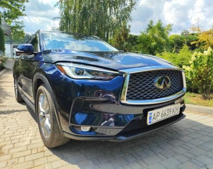 Синий Инфинити QX50, объемом двигателя 2 л и пробегом 77 тыс. км за 25900 $, фото 1 на Automoto.ua