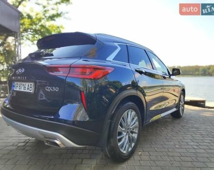 Синий Инфинити QX50, объемом двигателя 2 л и пробегом 6 тыс. км за 32900 $, фото 1 на Automoto.ua