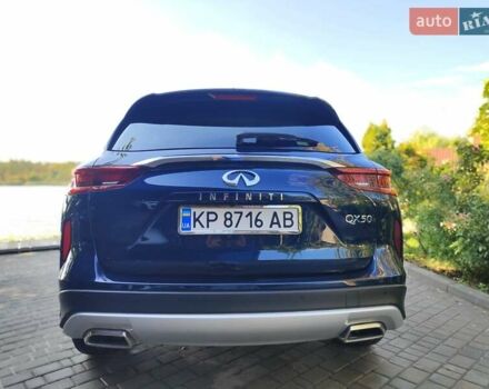 Синий Инфинити QX50, объемом двигателя 2 л и пробегом 6 тыс. км за 32900 $, фото 3 на Automoto.ua