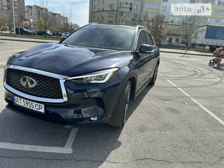 Синий Инфинити QX50, объемом двигателя 2 л и пробегом 54 тыс. км за 27000 $, фото 1 на Automoto.ua