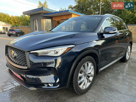 Синій Інфініті QX50, об'ємом двигуна 2 л та пробігом 48 тис. км за 19300 $, фото 1 на Automoto.ua