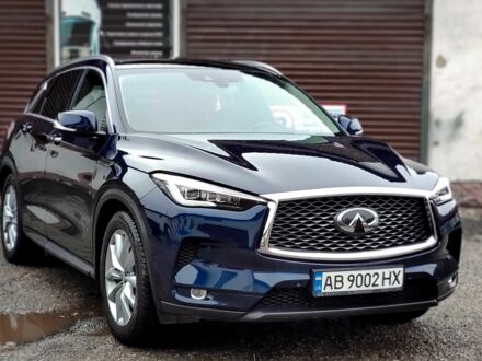 Синій Інфініті QX50, об'ємом двигуна 2 л та пробігом 47 тис. км за 42999 $, фото 1 на Automoto.ua