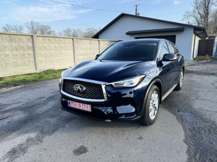 Синий Инфинити QX50, объемом двигателя 2 л и пробегом 58 тыс. км за 17900 $, фото 1 на Automoto.ua