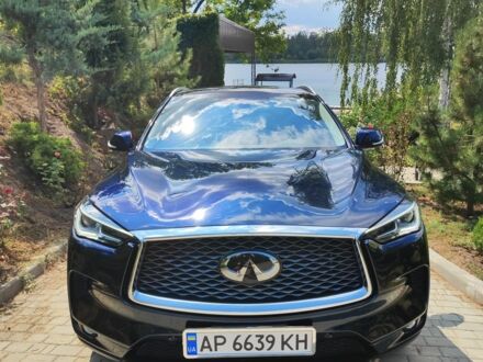 Синий Инфинити QX50, объемом двигателя 2 л и пробегом 77 тыс. км за 25900 $, фото 1 на Automoto.ua
