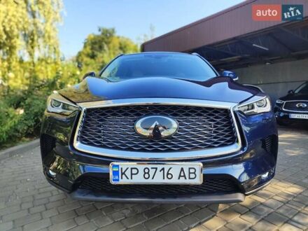Синий Инфинити QX50, объемом двигателя 2 л и пробегом 6 тыс. км за 32900 $, фото 1 на Automoto.ua