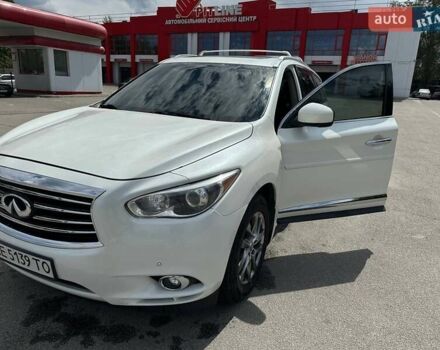 Белый Инфинити QX60, объемом двигателя 3.5 л и пробегом 163 тыс. км за 16800 $, фото 3 на Automoto.ua