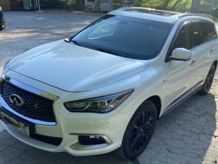 Белый Инфинити QX60, объемом двигателя 3.5 л и пробегом 129 тыс. км за 22000 $, фото 1 на Automoto.ua