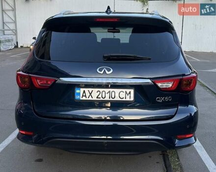 Синий Инфинити QX60, объемом двигателя 2.49 л и пробегом 64 тыс. км за 26999 $, фото 3 на Automoto.ua
