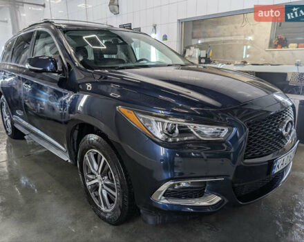 Синий Инфинити QX60, объемом двигателя 3.5 л и пробегом 123 тыс. км за 21500 $, фото 1 на Automoto.ua