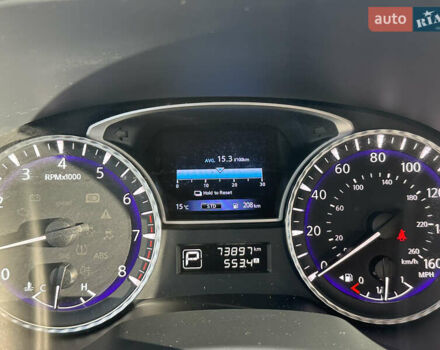 Синій Інфініті QX60, об'ємом двигуна 3.5 л та пробігом 73 тис. км за 19900 $, фото 29 на Automoto.ua