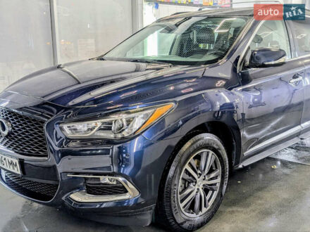 Синий Инфинити QX60, объемом двигателя 3.5 л и пробегом 123 тыс. км за 21500 $, фото 1 на Automoto.ua
