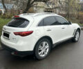 Белый Инфинити QX70, объемом двигателя 3.7 л и пробегом 55 тыс. км за 23500 $, фото 1 на Automoto.ua