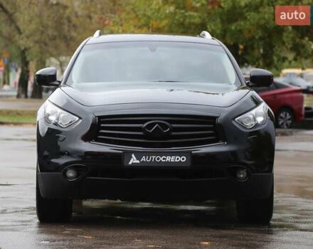 Черный Инфинити QX70, объемом двигателя 3.7 л и пробегом 150 тыс. км за 19500 $, фото 1 на Automoto.ua
