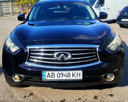 Черный Инфинити QX70, объемом двигателя 3 л и пробегом 176 тыс. км за 16500 $, фото 2 на Automoto.ua