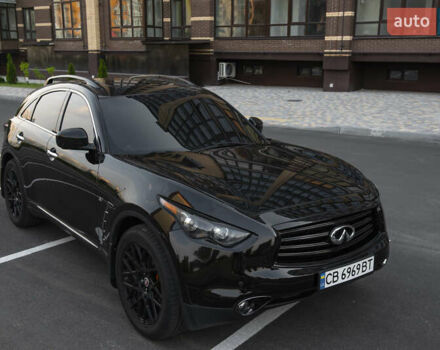 Черный Инфинити QX70, объемом двигателя 3.7 л и пробегом 124 тыс. км за 23000 $, фото 9 на Automoto.ua