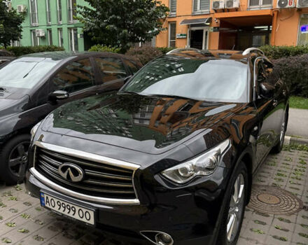 Черный Инфинити QX70, объемом двигателя 2.99 л и пробегом 84 тыс. км за 27900 $, фото 1 на Automoto.ua