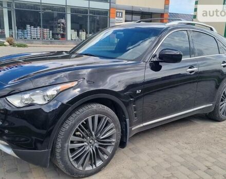 Черный Инфинити QX70, объемом двигателя 3.7 л и пробегом 155 тыс. км за 21300 $, фото 49 на Automoto.ua