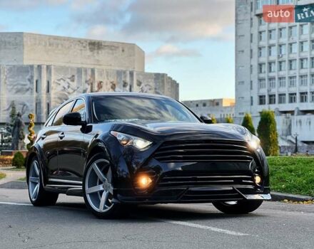 Черный Инфинити QX70, объемом двигателя 3.7 л и пробегом 128 тыс. км за 26500 $, фото 10 на Automoto.ua