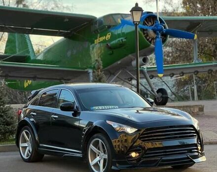 Черный Инфинити QX70, объемом двигателя 3.7 л и пробегом 128 тыс. км за 26500 $, фото 8 на Automoto.ua