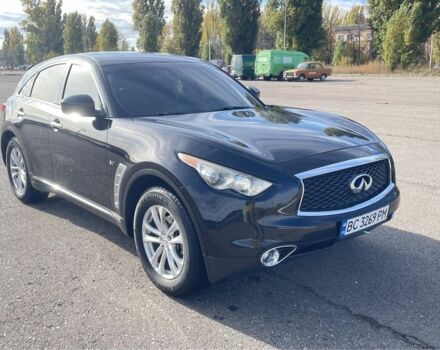 Черный Инфинити QX70, объемом двигателя 3.7 л и пробегом 160 тыс. км за 16900 $, фото 1 на Automoto.ua
