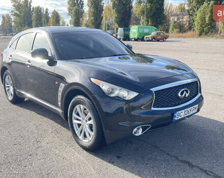 Черный Инфинити QX70, объемом двигателя 3.7 л и пробегом 160 тыс. км за 16900 $, фото 1 на Automoto.ua