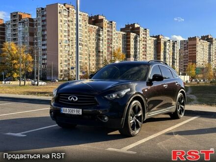 Чорний Інфініті QX70, об'ємом двигуна 3 л та пробігом 91 тис. км за 24300 $, фото 1 на Automoto.ua