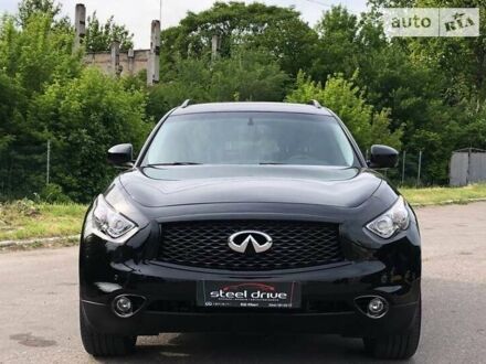 Чорний Інфініті QX70, об'ємом двигуна 3.7 л та пробігом 122 тис. км за 20999 $, фото 1 на Automoto.ua