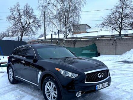 Черный Инфинити QX70, объемом двигателя 3.7 л и пробегом 80 тыс. км за 25000 $, фото 1 на Automoto.ua