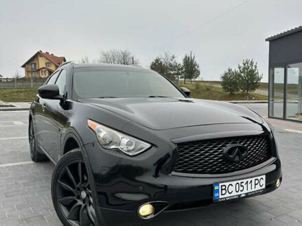 Черный Инфинити QX70, объемом двигателя 3.7 л и пробегом 220 тыс. км за 21500 $, фото 1 на Automoto.ua