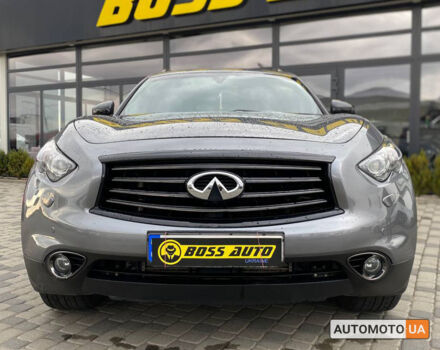 Серый Инфинити QX70, объемом двигателя 3 л и пробегом 209 тыс. км за 24800 $, фото 1 на Automoto.ua