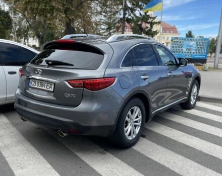 Сірий Інфініті QX70, об'ємом двигуна 0.37 л та пробігом 55 тис. км за 20999 $, фото 3 на Automoto.ua