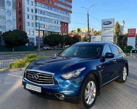 Синий Инфинити QX70, объемом двигателя 2.99 л и пробегом 157 тыс. км за 17950 $, фото 3 на Automoto.ua