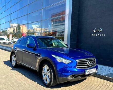 Синий Инфинити QX70, объемом двигателя 3 л и пробегом 157 тыс. км за 19950 $, фото 2 на Automoto.ua