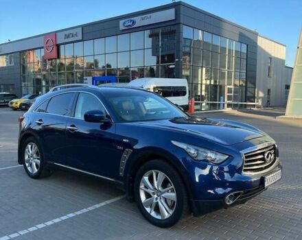Синий Инфинити QX70, объемом двигателя 2.99 л и пробегом 157 тыс. км за 17950 $, фото 4 на Automoto.ua