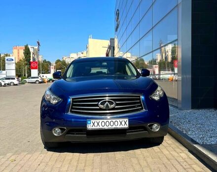 Синий Инфинити QX70, объемом двигателя 3 л и пробегом 157 тыс. км за 19950 $, фото 1 на Automoto.ua