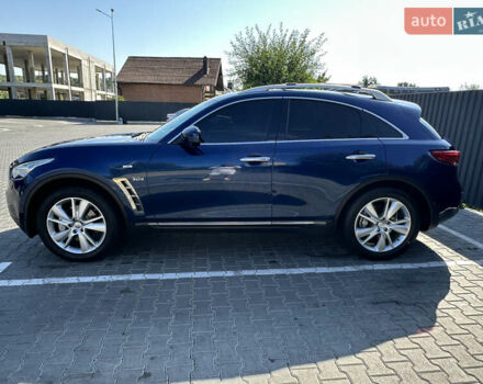 Синий Инфинити QX70, объемом двигателя 2.99 л и пробегом 182 тыс. км за 23500 $, фото 5 на Automoto.ua