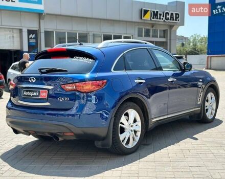 Синий Инфинити QX70, объемом двигателя 3 л и пробегом 101 тыс. км за 28990 $, фото 6 на Automoto.ua
