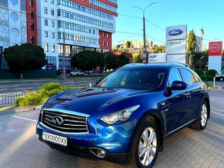 Інфініті QX70 2013 у Хмельницькому на Automoto.ua Синій Інфініті QX70, об'ємом двигуна 3 л та пробігом 157 тис. км за 19950 $, фото 1 на Automoto.ua