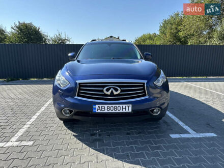Синий Инфинити QX70, объемом двигателя 2.99 л и пробегом 182 тыс. км за 23500 $, фото 1 на Automoto.ua