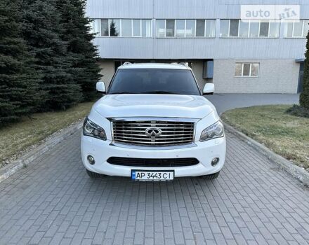 Белый Инфинити QX80, объемом двигателя 5.6 л и пробегом 154 тыс. км за 19999 $, фото 1 на Automoto.ua