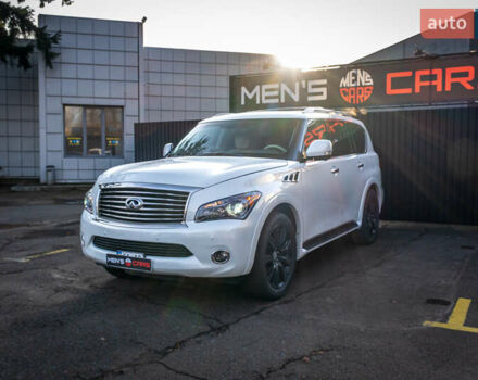 Белый Инфинити QX80, объемом двигателя 5.55 л и пробегом 81 тыс. км за 25000 $, фото 3 на Automoto.ua