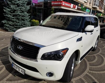 Белый Инфинити QX80, объемом двигателя 5.6 л и пробегом 2 тыс. км за 19000 $, фото 3 на Automoto.ua