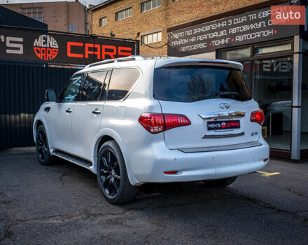 Белый Инфинити QX80, объемом двигателя 5.55 л и пробегом 81 тыс. км за 25000 $, фото 5 на Automoto.ua