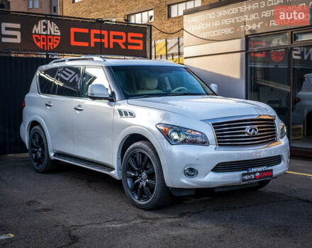 Белый Инфинити QX80, объемом двигателя 5.55 л и пробегом 81 тыс. км за 25000 $, фото 1 на Automoto.ua