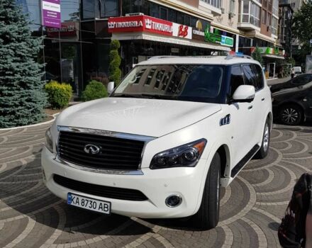 Белый Инфинити QX80, объемом двигателя 5.6 л и пробегом 2 тыс. км за 19000 $, фото 1 на Automoto.ua